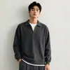 Camisa polo estilo Old Money para hombre, otoño, corte holgado, diseño de dos piezas falso, top casual de manga larga para el trabajo y el ocio, moderno