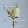 Ramo Mini de Flores Secas Transfronterizo de 12 cm, Flores Reales, Rosas, Gypsophila, Regalo, Ramillete, Decoración de Coche, Decoración Hecha a Mano