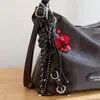 Pulsera Trenzada de Nylon Colgante Principios de Verano Versátil Llavero de Coche Colgante de Mochila Cadena Creativa Versátil Temperamento