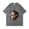 Camiseta con Estampado Gráfico del Rapero Young Thug Verano para Hombres y Mujeres g
