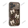 Venta Directa de Fábrica Funda para Teléfono Móvil Estampado Leopardo Lazo de Seda Tacto de Alta Gama Nuevo Estuche Mate para Teléfono Móvil Apple 17Promax