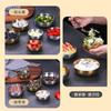 Plato Japonés de Acero Inoxidable 304 Chapado en Oro, Plato para Mojar, Salsa de Soya, Vinagre, Tazón para Kimchi, Tazón para Condimentos, Plato para Aperitivos Fríos