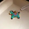 Broche de Tela del Año del Zodiaco con Diseño de Caballo Pequeño, Broche de Moda de Lujo de Alta Gama, Accesorio de Moda de Diseño de Nicho para Mujeres