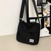 Marca de Moda Bolso Cruzado Casual para Hombre Simple Combinable Unisex Bolso de Hombro para Estudiante Mochila para Salir de Gran Capacidad Bolso para Teléfono Móvil