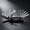 Juego de Herramientas Mini Plegable Portátil para Bicicleta Scooter Eléctrico Juego de Destornilladores Llave Allen Multifuncional Llave Combinada