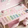 Alfombrilla de escritorio con diseño femenino, ecológica, protectora para los ojos, almohadilla protectora para escritorio, mantel especial para escritorios de estudio infantiles