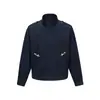 CROWD CITY Jaqueta Americana Tendência com Gola Alta para Homens, Fivela Vintage de Avião, Caimento Solto, Casaco de Trabalho Y672