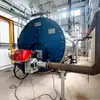Caldera Industrial de Agua Caliente Totalmente Automática de Instalación Rápida Horizontal 1 Tonelada Condensante Integrada de Gas Vapor