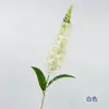 Flor artificial tallo único jacinto decoración del hogar arreglo floral jardín caja de flores exterior arreglo flor de boda hierba pez dorado