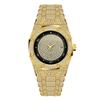 Relojes de marca MISSFOX, explosiones de comercio exterior, relojes de cuarzo impermeables de alta calidad con diamantes completos para hombres, venta directa de fábrica