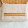 Tecido Jacquard de Algodão Puro com Bolinhas Estampa Floral Pequena Japonesa e Coreana Roupas Infantis Cortina Roupa Saia Material DIY