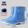 2026 Moda Transfronteiriça Botas de Chuva Femininas de Cano Baixo Botas de Chuva Antiderrapantes Sapatos de Borracha Impermeáveis Botas de Chuva Versáteis Casuais Botas de Água Sapatos Impermeáveis