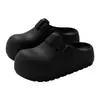 Fábrica de Zapatos Qidan Zuecos Estilo Birkenstock para Mujer, Verano Interior Hogar Suela Gruesa Antideslizante Exterior Playa Sandalias de Punta Cerrada para Mujer
