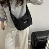 Bolsa de Tela Bolso de Mujer Estilo Occidental Ins Gran Capacidad Un Solo Hombro Bolso Cruzado 2025 Nuevo Bolso Tote Ligero Casual Estilo Literario