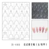 Nuevas Pegatinas Transparentes Caladas para Uñas Degradadas con Pintura en Spray Difuminada y Calcomanías de Mariposas con Destellos