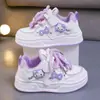 Zapatillas para niñas, nueva colección primavera/otoño 2026, zapatos elegantes para niños mayores, zapatillas casuales de caña baja con suelas blandas, zapatillas deportivas para niños