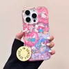 Linda Estrella Corazón Sanrio Adecuada para Funda de Teléfono Móvil Apple 16Promax Iphone15 Japonés y Coreano 14 Todo Incluido 13