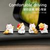 Enfeites de carro gato da sorte modelo feito à mão boneca fofa decoração de display de mesa enfeites de carro