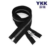 Cremallera Metálica Ykk No. 5 Dientes de Cobre Blanco Cremallera Abierta al por Mayor Múltiples Tamaños Suave Accesorios para Ropa Tirador de Cremallera Ykk de Auto-Bloqueo