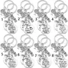 Llavero de Acero Inoxidable con Láser Transfronterizo Europeo y Americano Colgante Creativo Llavero para Llaves de Coche DIY Decoración para Bolsos Llavero