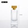Frasco de Spray Cuadrado Casual y Elegante de Vidrio Recargable Frasco Vacío Tipo Push Bayoneta Cosméticos Empaque de Perfume