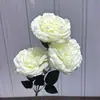 Flores Artificiales Grandes Austin Falsas al por Mayor Arreglo Floral de Piso para Salón de Bodas Accesorios Decoración del Hogar Flores Artificiales