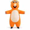 Disfraz Inflable de Ratón Dibujo Animado Animal Traje Inflable Evento de Fiesta Actuación Accesorio de Halloween Traje Inflable de Hombre Ratón