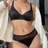 Lencería sexy estilo francés, conjunto de sujetador sin costuras de satén fino, minimiza los bustos grandes, previene la flacidez y da soporte a los pechos laterales
