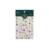 Pegatinas para Uñas Árbol de Navidad Tiesu Tl409 Coloridas en Relieve Estilo Navideño Copo de Nieve Estrella Lazo Pegatinas para Uñas