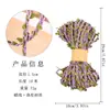 10m Corda de Cera Colorida Fita de Folha Folha de Salgueiro Rattan Feito à Mão DIY Adereços Decorativos para Headband Chapéu Folhas