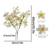 Envio Direto da Fábrica de Flores Artificiais, Flores Artificiais Premium Transfronteiriças, Margaridas Pequenas de Cinco Ramos, Enfeites de Mesa, Adereços de Fotografia, Flores Artificiais Decorativas