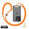 Lanyard para teléfono móvil con explosiones se puede colgar en la espalda cuerda ajustable para colgar en el cuello cuerda tejida corta para la muñeca anti-pérdida venta al por mayor de fábrica
