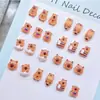 Arte de Uñas DIY Resina Encantos de Dibujos Animados Estilo Japonés Lindo Color Maillard Decoración de Uñas Capibara de Dibujos Animados