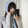 Orejeras de Punto Suave de Color Sólido Estilo Coreano con Lazo Bufanda Cálida para Mujer 2026 Otoño/Invierno Protección para los Oídos Bolsa para Orejas