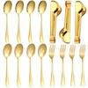 Vajilla pública de acero inoxidable de Amazon, ideal para banquetes, cucharas, tenedores, pinzas para comida, servicio de hotel, palillos, fugas, piezas públicas.