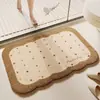 Alfombrilla de Suelo Especial para Baño tipo Cachemira Absorbente Resistente a la Suciedad Fácil de Cuidar Felpudo Hogareño para Baño Entrada de Puerta de Baño Alfombrilla Antideslizante