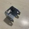 32 cartão de três garantias 40 pacote duplo conector de guarda-corpo de aço-zinco montagem de tubo de aço acessórios de guarda-corpo fixação sem solda grampo para tubo quadrado
