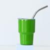 Nuevo Modelo Caliente Transfronterizo Mini Taza Termo de Acero Inoxidable 304 Taza Fría con Popote 2oz Vaso de Licor Vaso para Coche Mayoreo