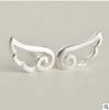 Aretes de Plata Aguja de Plata 925 Niña de Ballet Navidad Dulces Mini Aretes Cepillados para Mujer