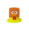 Sombreros Nuevos de Acción de Gracias Transfronterizos, Sombreros del Festival de la Cosecha de Pavo y Calabaza, Suministros para Fiestas de Baile, Disfraces Festivos para Actuaciones