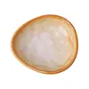 Plato para salsa, plato para condimentos, plato para salsa de soja, plato para snacks, plato de cerámica rústico retro, vajilla de estilo japonés de forma irregular, plato pequeño de cerámica para guarniciones