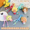 Chaveiro Autêntico Original Série Frizzy Boneca Chorona Cacheada Fofa Brinquedo de Pelúcia Tendência Pingente de Bolsa