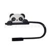 Comercio electrónico transfronterizo caricatura lindo panda tapa de goma para popote 8mm10mm a prueba de polvo joya para popote tubo recto joyería diy