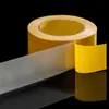 Cinta adhesiva de doble cara amarilla de alta viscosidad para alfombra ancha, cinta adhesiva de doble cara de malla transparente, cinta adhesiva de fibra de vidrio