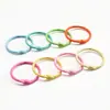 Chaveiro Pingente Colorido Argola de Chaveiro Decorações de Bolsa Acessórios diy Argola de Livro Pintura Metálica Argola de Cartão Argola de Chaveiro