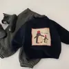 Ropa de Punto para Niños Mai Bao 2026 Invierno Nuevo Estilo Coreano Niños y Niñas Suéter Grueso de Punto Ropa de Invierno para Bebé Top