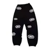 Moda Europeia e Americana Transfronteiriça Inverno Novidades Conjuntos Masculinos e Femininos, Estilo de Rua Harajuku Calças Jogger com Cordão, Moletom Lulu com Zíper
