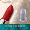 Molde de batom Bailuo faça você mesmo um conjunto de suporte de silicone caseiro para fazer molde de reparo de lábios de stripper esculpido