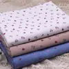 Tecido de Algodão Puro com Estampa Floral de Rosas Pequenas para Roupas, Calças, Jaquetas, Vestidos, Bolsas, Material Espesso Não Elástico