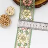 4.7cm Organza Colorido Bordado Encaje Accesorios Estilo Étnico Ropa Hecho a Mano DIY Accesorios para Ropa Infantil Dinastía Han Venta al por Mayor